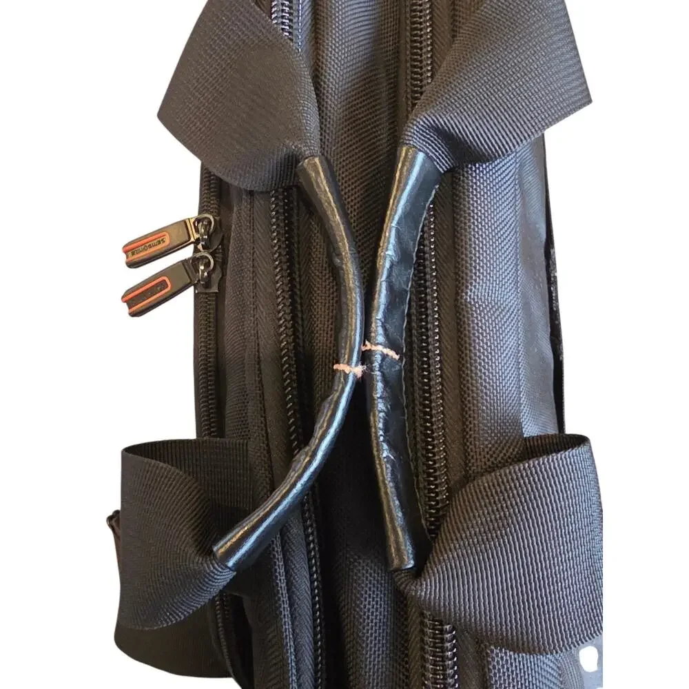 Samsonite Pro A Series Nylon Laptop Briefcase Black Adjustable Shoulder Strap
